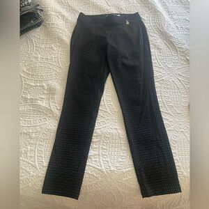 Tommy Hilfiger pull on career pant, size 10, black with red flecks.